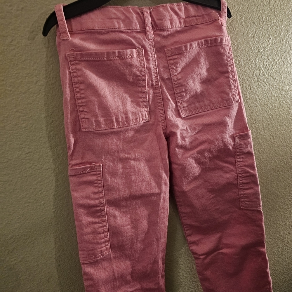 Pink Kids Utility Jeans - Picture 7 of 11